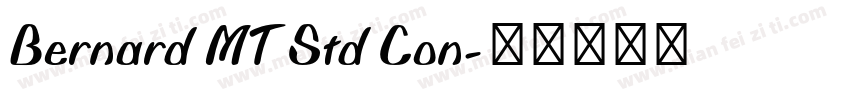 Bernard MT Std Con字体转换